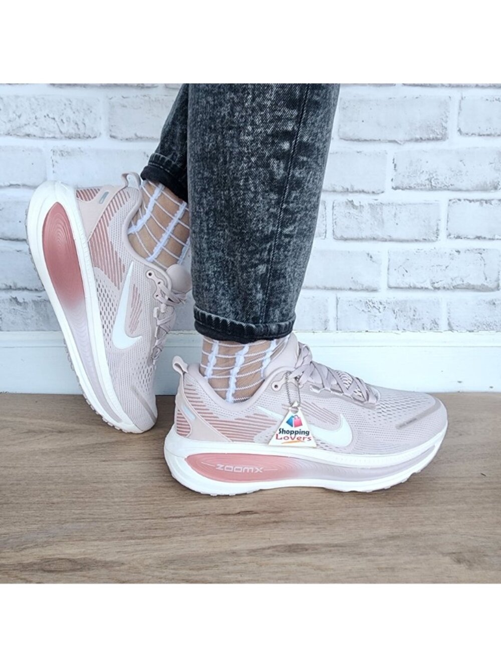 Nike ZoomX Womens Road Running Shoes Pink White Sz 8 Sneaker Athletic HM6804-605 - Picture 5 of 15